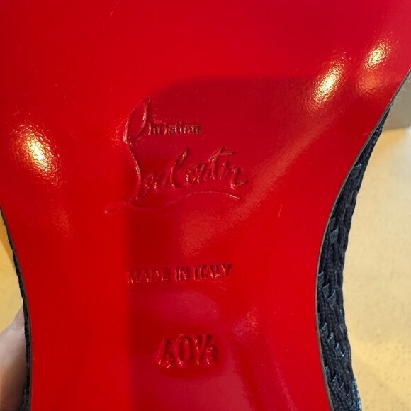 40.5 Blue/Black Christian Louboutin Alpha Male